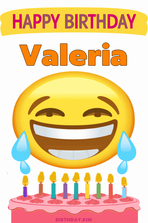 Happy Birthday Valeria GIF