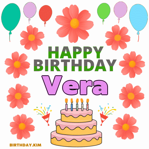 Happy Birthday Vera GIF