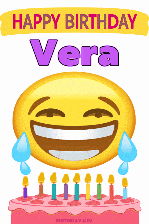 Happy Birthday Vera GIF