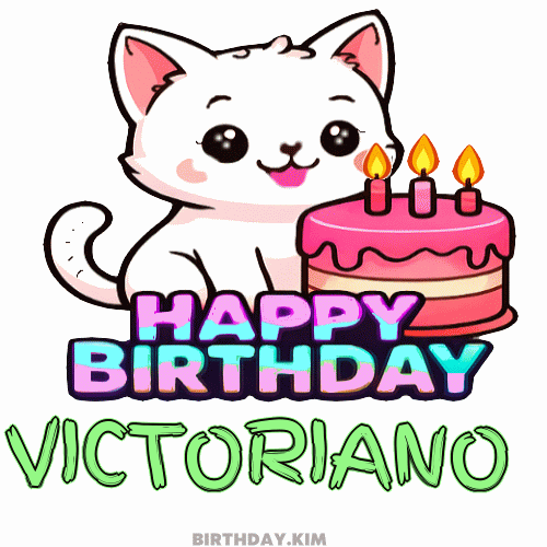 Happy Birthday Victoriano GIF