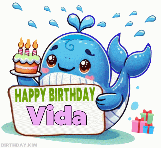 Happy Birthday Vida GIF
