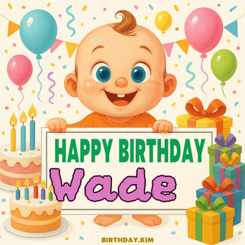Happy Birthday Wade GIF
