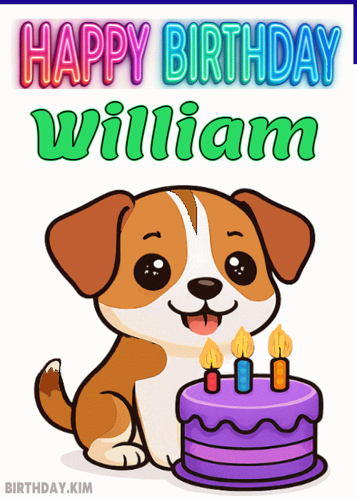 Happy Birthday William GIF
