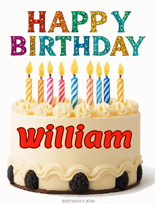 Happy Birthday William GIF
