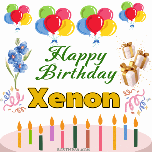 Happy Birthday Xenon GIF