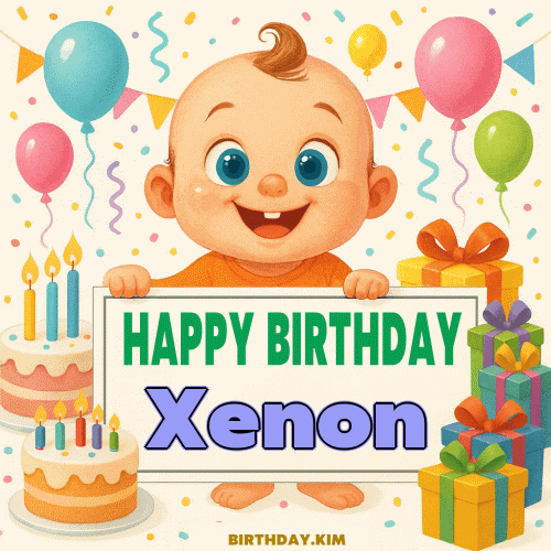 Happy Birthday Xenon GIF