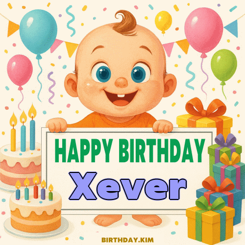 Happy Birthday Xever GIF