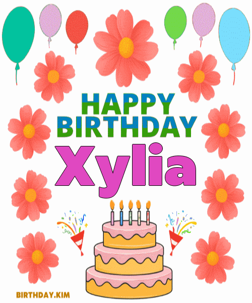 Happy Birthday Xylia GIF