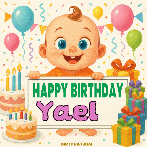 Happy Birthday Yael GIF