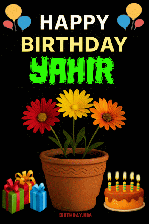 Happy Birthday Yahir GIF