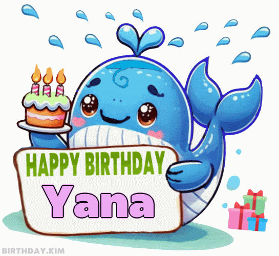 Happy Birthday Yana GIF