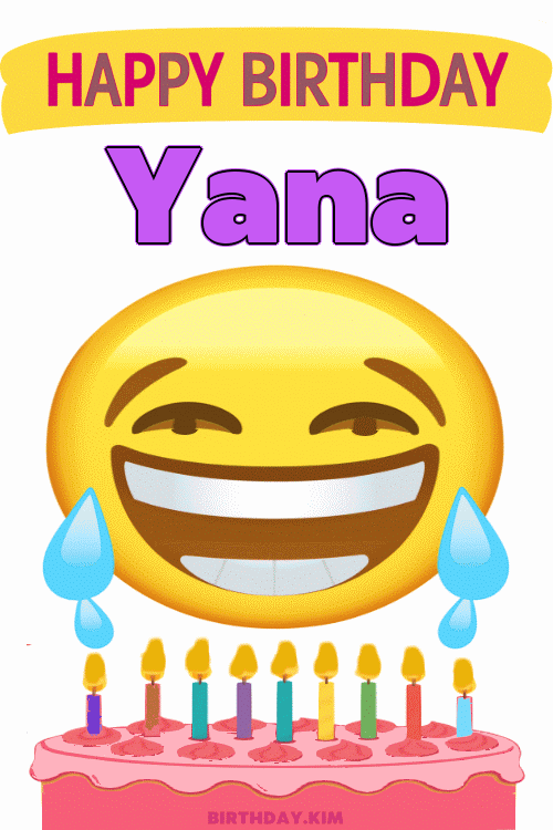 Happy Birthday Yana GIF