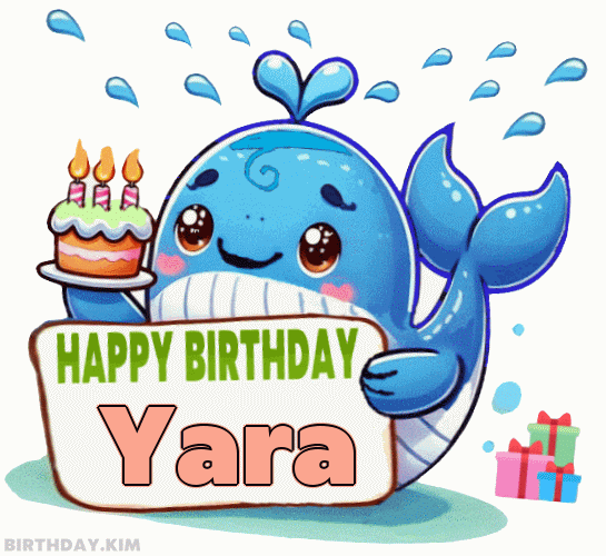 Happy Birthday Yara GIF