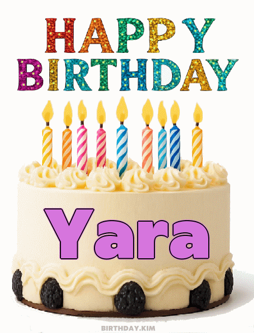 Happy Birthday Yara GIF