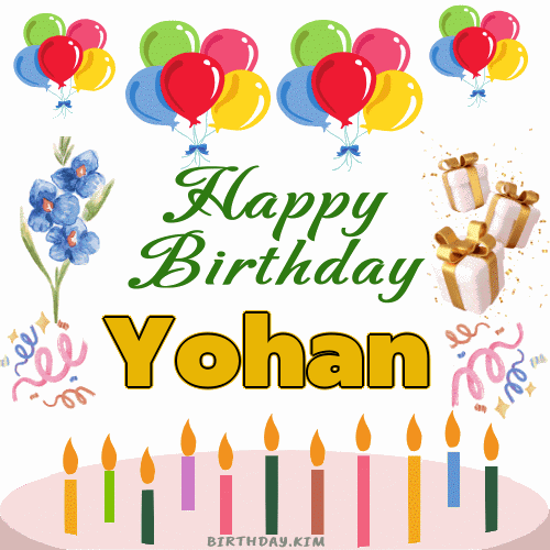 Happy Birthday Yohan GIF