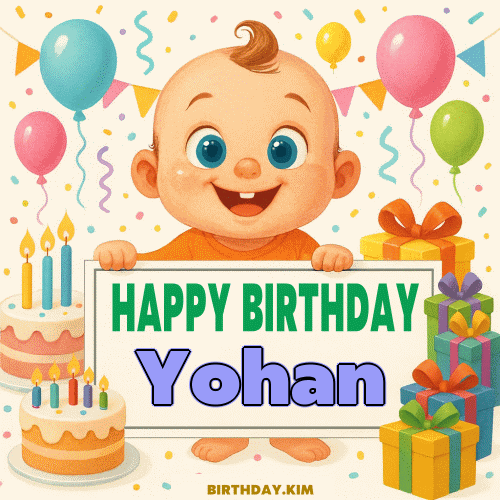 Happy Birthday Yohan GIF