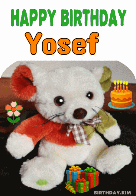 Happy Birthday Yosef GIF
