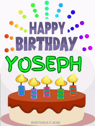 Happy Birthday Yoseph GIF
