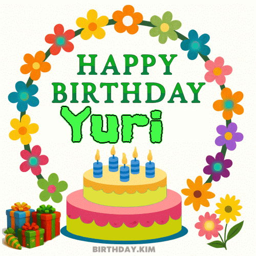 Happy Birthday Yuri GIF