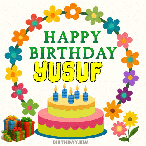 Happy Birthday Yusuf GIF