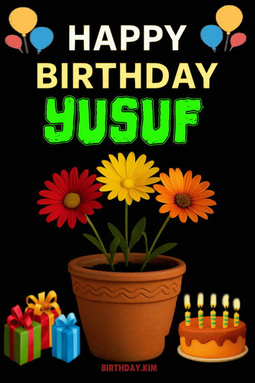 Happy Birthday Yusuf GIF