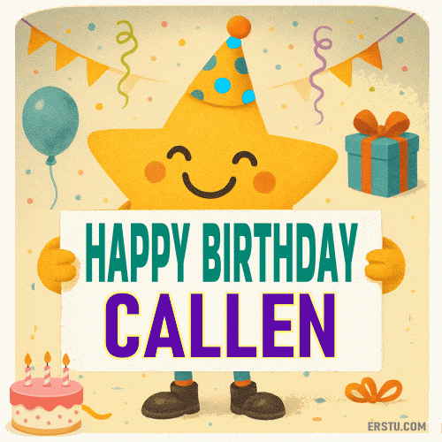 Happy Birthday Callen gif image