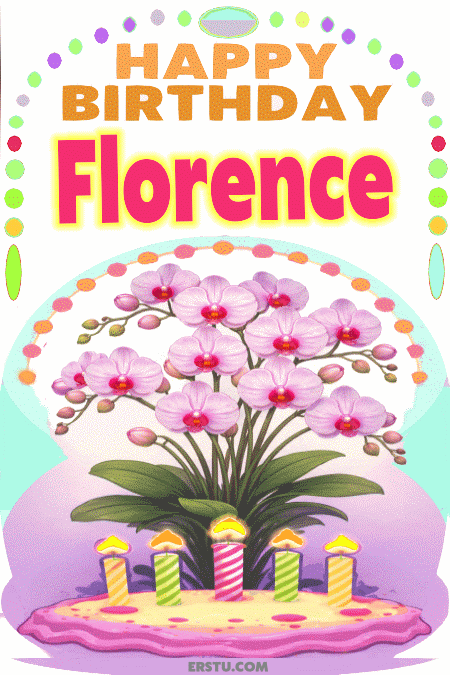 Happy Birthday Florence gif