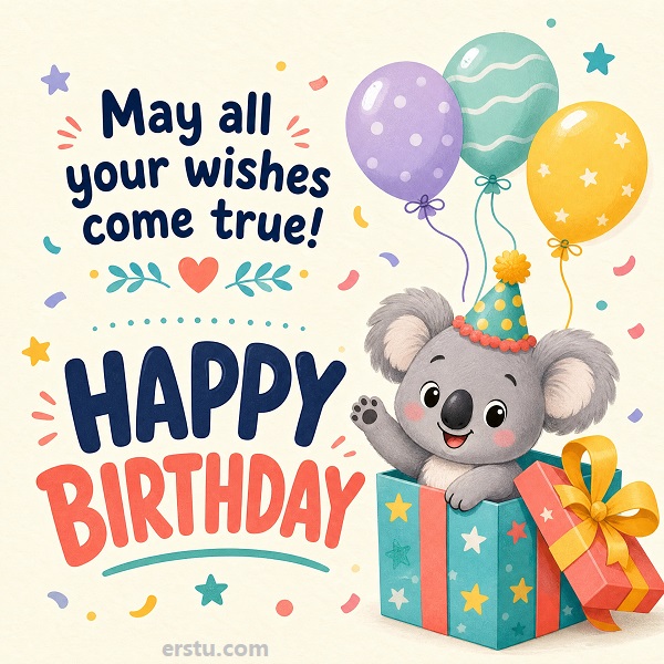 happy birthday wish card