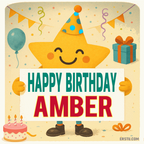 Happy Birthday Amber gif