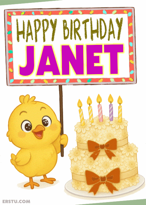 Happy Birthday Janet Gif